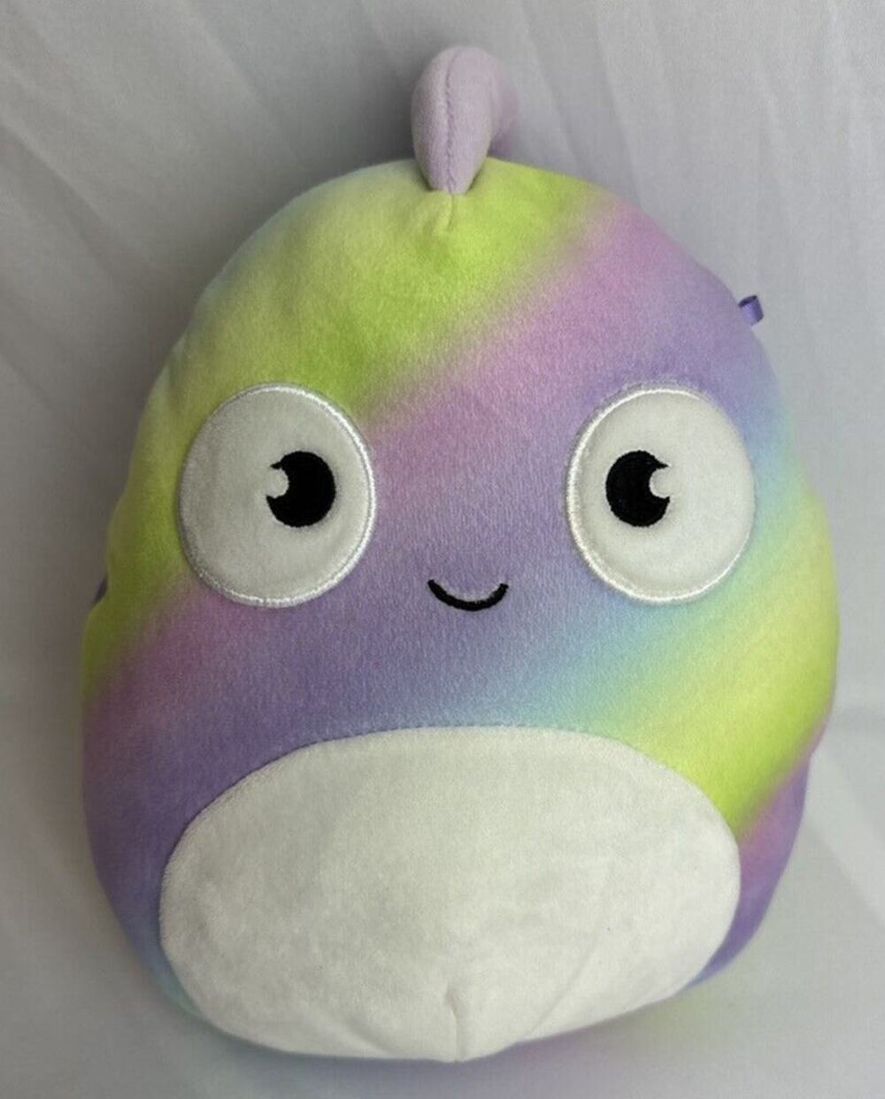 Squishmallows 8” Honeydew the Chameleon Plush Pastel Rainbow Kellytoy 2021